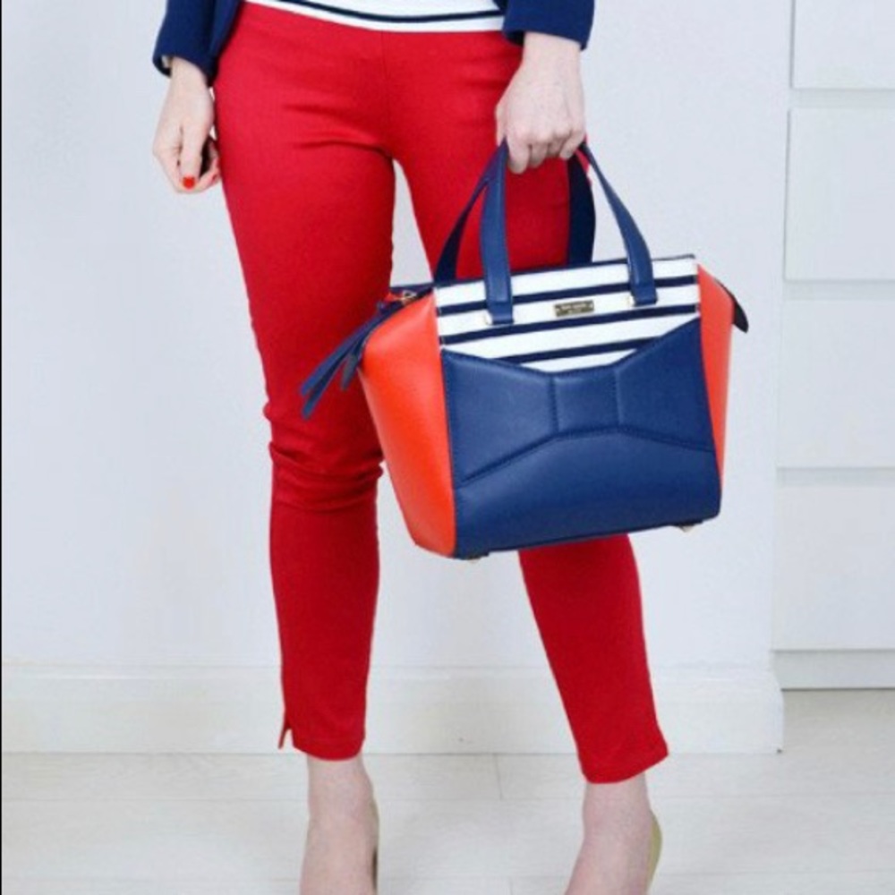 These Red Capris are comfy and stylish!